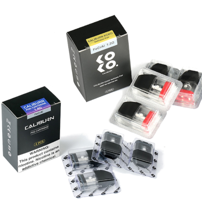 Uwell Caliburn KOKO Replacement Pod Cartridges 4-Pack