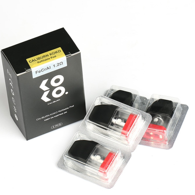 Uwell Caliburn KOKO Replacement Pod Cartridges 4-Pack