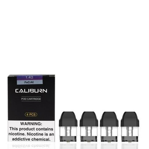 Uwell Caliburn KOKO Replacement Pod Cartridges 4-Pack