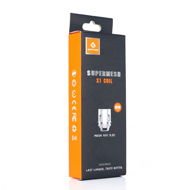 5Pcs/Pack Geekvape Super Mesh X1 Coil New Version