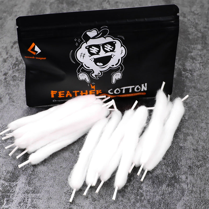 20Pcs/Pack Geek Vape Feather Cotton