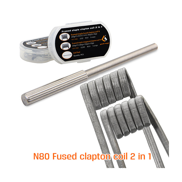 Geek Vape N80 Fused Clapton Premade Coil 2 in 1